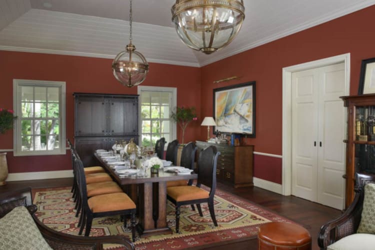 Map Room Private Dining Space at the Estate House